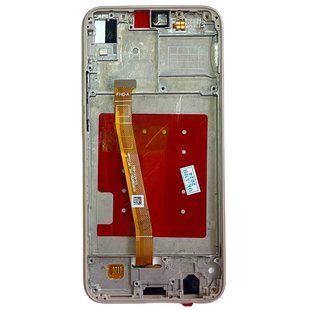 Дисплей для Huawei P20 Lite / Nova 3e (ANE-LX1 / ANE-L21) з тачскріном і золотою корпусною рамкою, Original (PRC) 262861 фото